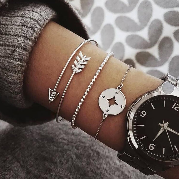 3 Pcs/set  Bracelet Set Women Party Jewelry Accessories