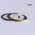 3 Rolls Holographic Nail Line Decal Set Striping Tapes 1mm 2mm 3mm Adhesive  Laser Manicure Nail Decoration Sticker