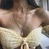 5 Pcs/ Set Necklace Women Gold Necklace Set Simple