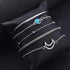5 Pcs/set Women Fashion  Bangle Bracelets Gift Accessories