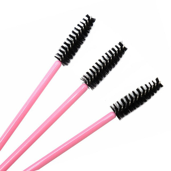 50 pièces brosse à cils jetable peigne Mascara baguettes applicateur cils outil d'extension professionnel beauté maquillage outil pour les femmes