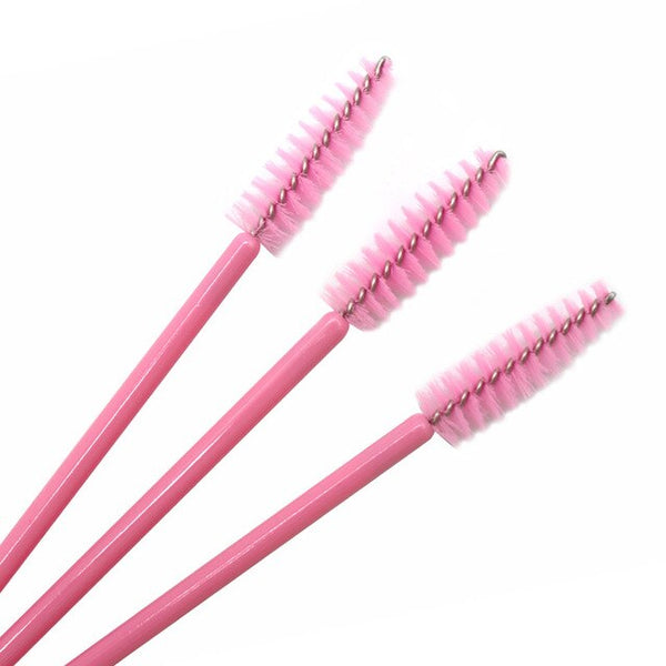 50 pièces brosse à cils jetable peigne Mascara baguettes applicateur cils outil d'extension professionnel beauté maquillage outil pour les femmes