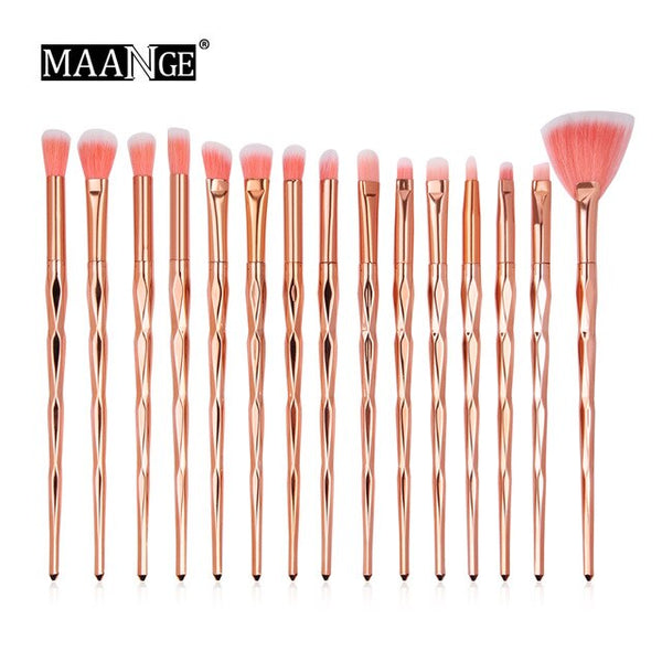 7-20Pcs Diamond Makeup Brushes Set Powder Foundation