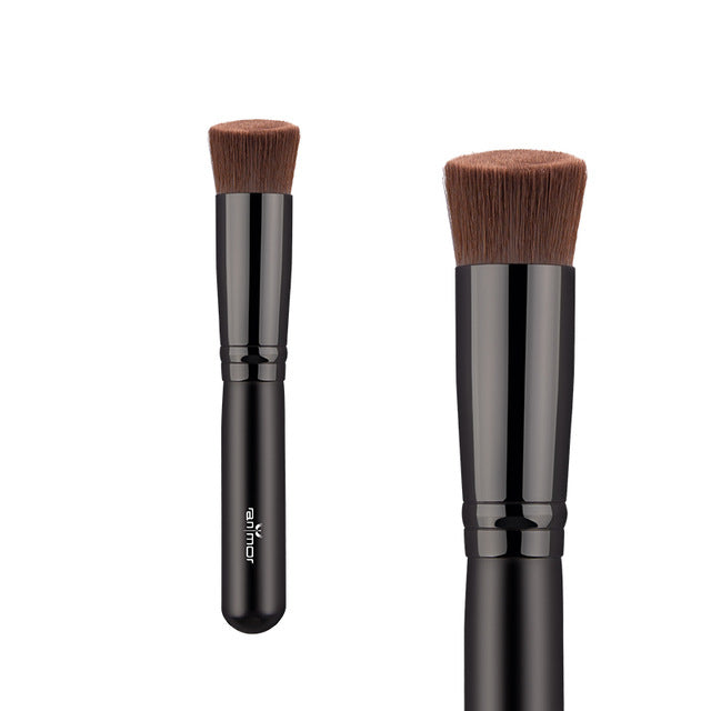 1 Pieces Foundation Brush Short Handle Makeup Brushes Synthetic Angled Make Up Brushes
