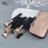 NEW 15PCS Professional Makeup Brushes Set Black Wood Handle Brand Set&Kits Brush For Make Up Eye Comb Brush With Rose Case