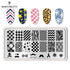 BORN PRETTY Selected Classic Patterns Nail Art Stamp Template Image Plate BP-L006 12.5 x 6.5cm