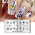 BORN PRETTY Spring Garden Series Nail Stamping Plate Flower Leaf Template Rectangle Nail Art Image Plate