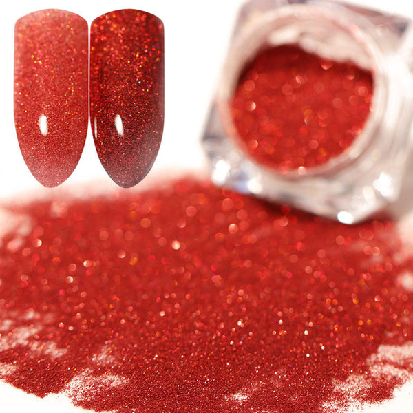 BORN PRETTY Starry Nail Glitter Powder Holographic Laser Glitters Dust Manicure Nail Art Decorations