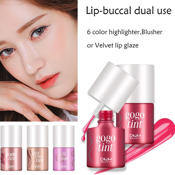 New Beauty 10ML Matte Lipstick Highlighter Blusher Waterproof Lip Gloss Matte Velvet Lip Glaze Long Lasting Lipstick Bottle Cosmetic