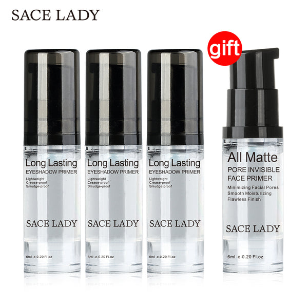 Buy 3 Get 1 Gift SACE LADY Eye Shadow Base Primer Make Up Natural Eyeshadow Makeup Cream Long-lasting Professional Cosmetic