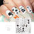 Cute Cat Design  Nail Art Stamp Stamping Plates BORN PRETTY 6*6cm Square Template Cats Image Plate BP-X11