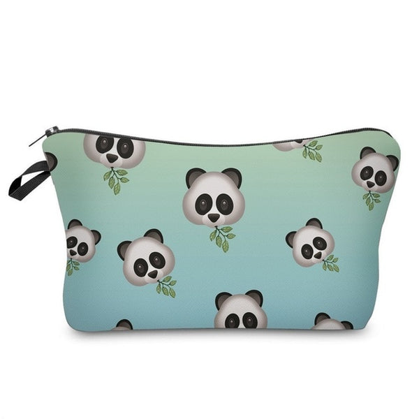 Women Cosmetic Bags 3D Printed Makeup