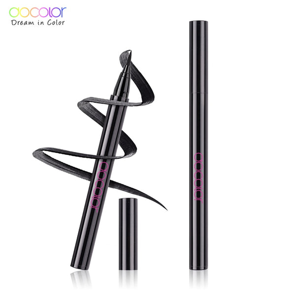 Docolor 1PCS Beauty  Black/ Brown Long-lasting Waterproof  Eyeliner Eye Liner Pen Pencil Makeup Cosmetic Tool