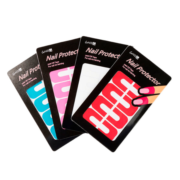 ELECOOL 10 pièces créatif u-forme anti-déversement vernis à ongles protecteur autocollants support outil Durable manucure outil doigt couverture