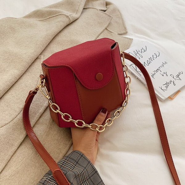 New High Quality Matte Leather Women's Designer Handbag