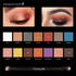 FOCALLURE 14 Colors Eye Shadow Palette Matte Glitter High Pigment Hot in ins Palette Eyeshadow with Brush Eyes Makeup Eyeshadow
