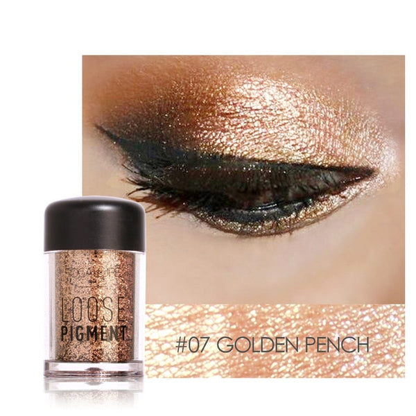 FOCALLURE 18 Colors Glitter Eye Shadow Loose Powder Shimmer Pigment Eyeshadow Makeup