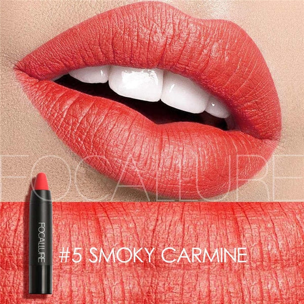 HOT  19 Colors Matte Lipsticks Waterproof Matte Lipstick Lip Sticks Cosmetic