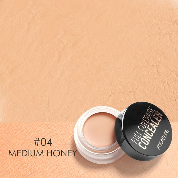 FOCALLURE 7 Colors Full Cover Concealer cream Makeup Primer Cover Foundation Base Lasting Oil Control Cream Concealer