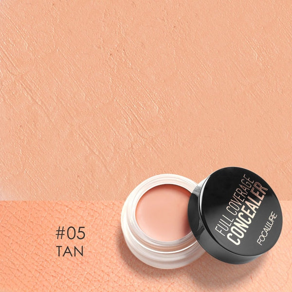 FOCALLURE 7 Colors Full Cover Concealer cream Makeup Primer Cover Foundation Base Lasting Oil Control Cream Concealer