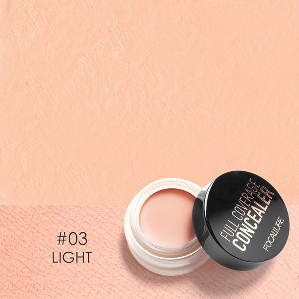 FOCALLURE 7 Colors Full Cover Concealer cream Makeup Primer Cover Foundation Base Lasting Oil Control Cream Concealer