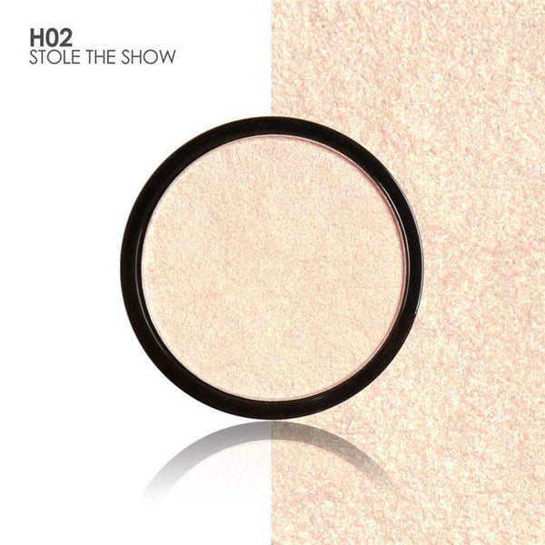 FOCALLURE Big 8 Colors DIY Design Face Bronzer Pressed Blush Paltter with Highlither Face Powder Brighten Cosmetics