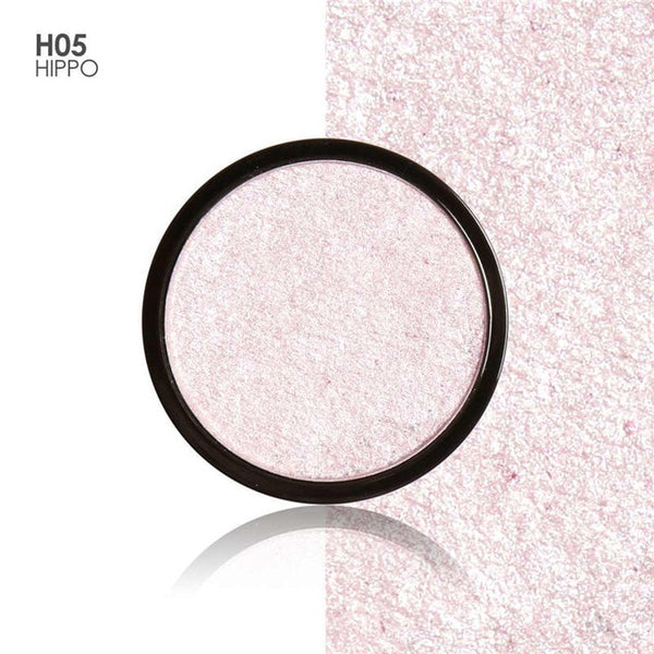 FOCALLURE Big 8 Colors DIY Design Face Bronzer Pressed Blush Paltter with Highlither Face Powder Brighten Cosmetics