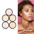 Highlighter 5 Colors Illuminator Brightening Face Pressed Highlighter Powder