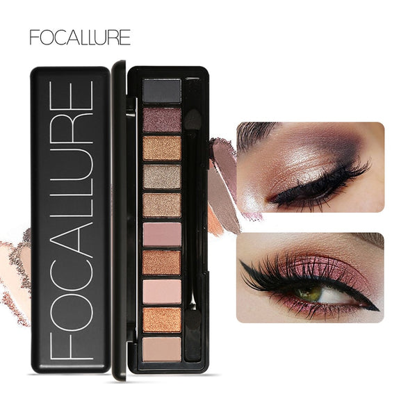New Pro 10 Colors Set Women Waterproof Makeup Eyeshadow