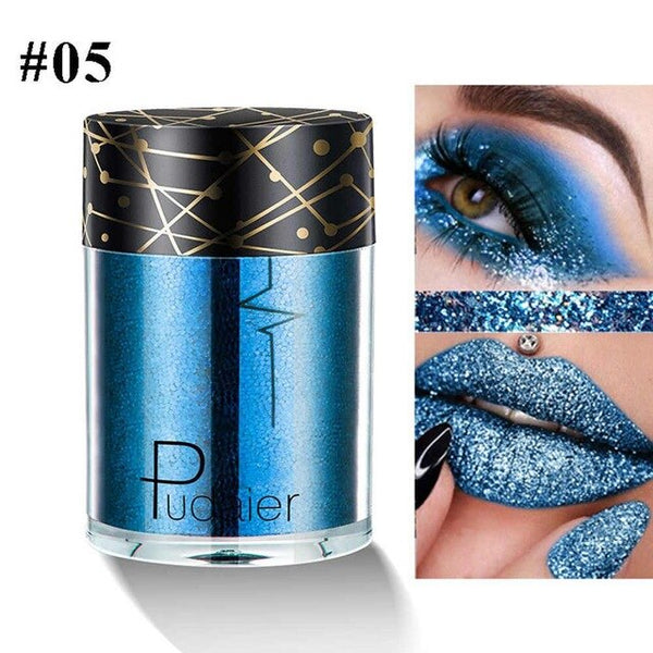 Fard à paupières paillettes Pudaier diamant pressé doré brillant miroitant mat pigment ombre à paupières beauté cosmétique maquillage des yeux #280371