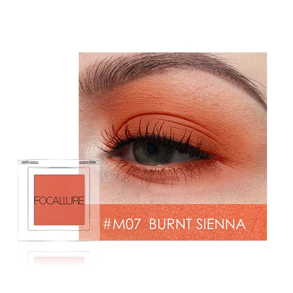 Focallure Single Eyeshadow Eyeshadow Matte Powder Pigment Metallic Shiny Holographic Eye Toppers Single Eye Shadow Makeup