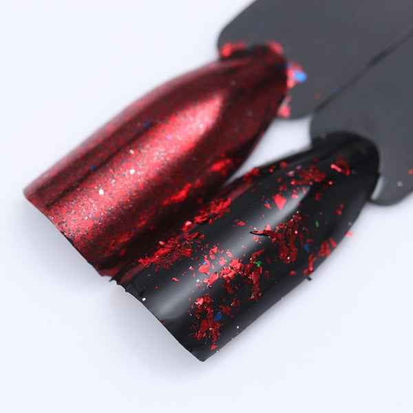 Gold Silver Nail Strip Wire Mirror Metal Line Irregular Sequin Glitter Flakies UV Gel 3D Nail Decoration