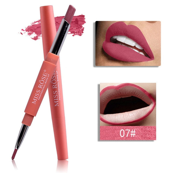 Hot Double-end Lip Liner 8 Color Easy to Wear atural Long-lasting Lipliner Waterproof Lips Liner Stick Pencil For All Skin