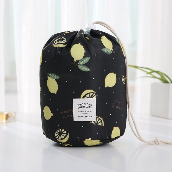 Hot Sale Round Waterproof Makeup Bag Travel