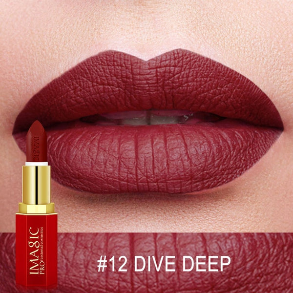 NEW 12 Colors Matte Lipsticks naked Crystal Column Matte Lipstick Lip Sticks