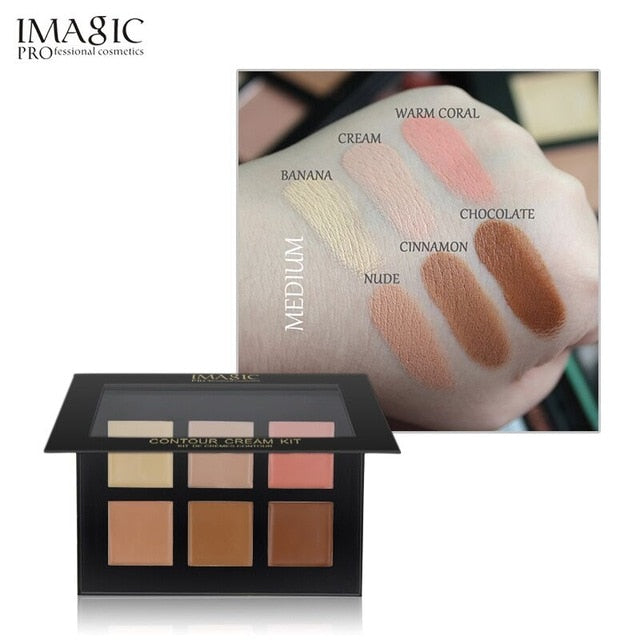 HIGH QUUALITY 6 Colors Concealer Cream Contour Palette Kit Pro Makeup Face Primer