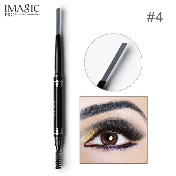 IMAGIC Brand Makeup Eyebrow Automatic Pro Waterproof Pencil Makeup 5 Style Paint Eyebrow Pencil Cosmetics Brow Eye Liner Tools