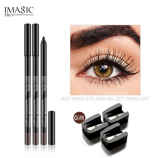 IMAGIC Eyeliner Pen Female Brown Extremely Long-lasting Pseudo-smooth makeup Waterproof and sweat-proof Not easy to bleach