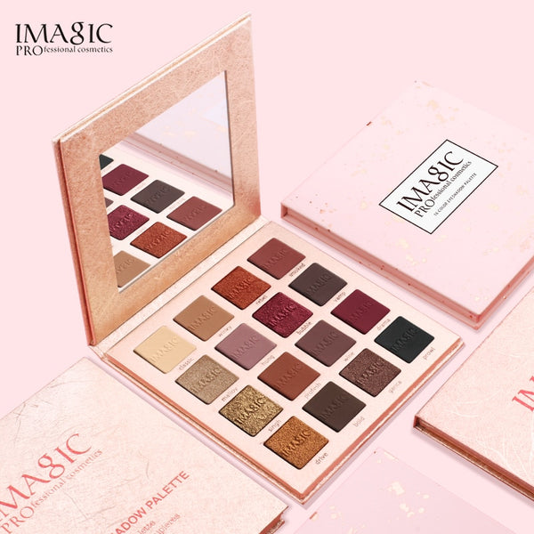 IMAGIC  Eyeshadow  Matte Shimmer Glitter Easy To Wear Eye Shadow Palette  Profissional  Long-lasting  Eye Shadow