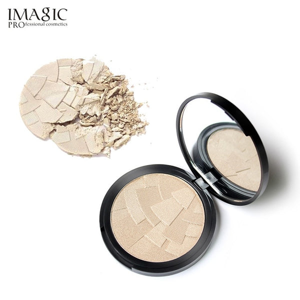 IMAGIC Face Highlighter Powder Palette Makeup Shimmer  Brightening Make Up Powder Highlighter  Bronzer Cosmetics