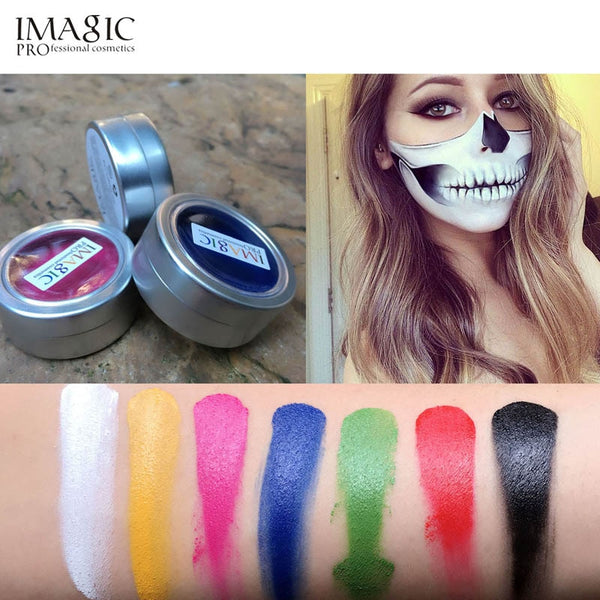 NEW Face Painting  Flash Tattoo Face Body Paint Oil Painting Art Halloween Party
