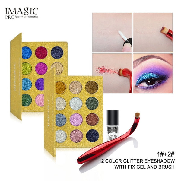 Glitter Injections Pressed Glitters Single Eyeshadow Diamond Rainbow Make Up