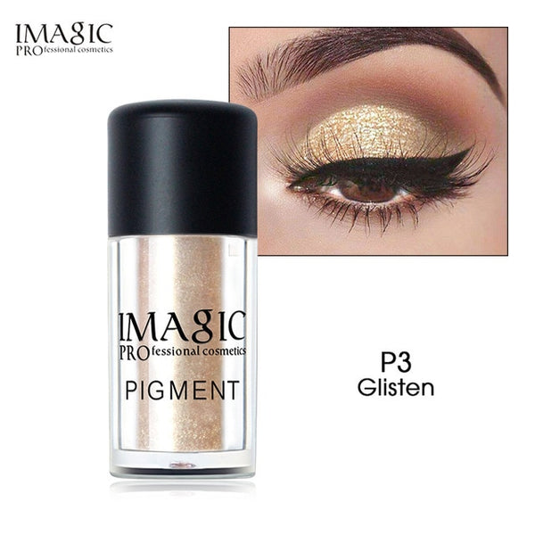 New Arrival Glitter Eyeshadow Metallic Loose Powder Waterproof Shimmer Pigments Colors Eye Shadow Makeup