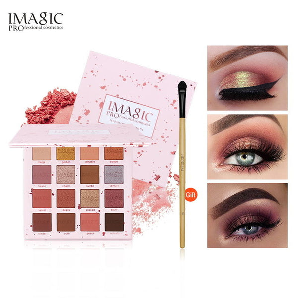 New  Shimmer   Eyeshadow 16 Colors  Palette Matte Eyeshadow Glitter Palette Make Up