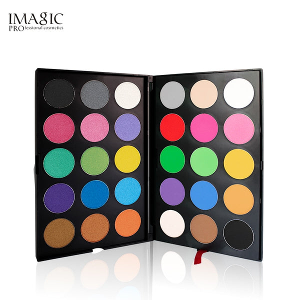 IMAGIC Professional 30 Color Eyeshadow Palette Shimmer  Matte eyeshadow Powder Beauty Product Cosmetics  Pallete