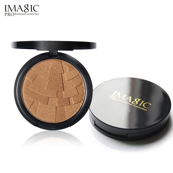 IMAGIC  Professional 4 Colors Illuminator Brightening Cosmetics Face Pressed Highlighter Powder Easy to Wear Face Shimmer