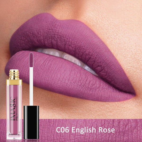 NEW liquid lipstick matte makeup waterproof red lips lasting gloss