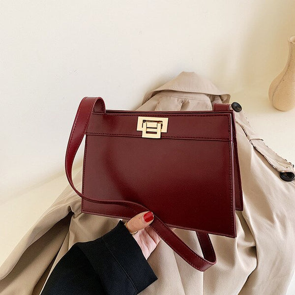 Women Bag Casual Bag Designer Chic Lock Ladies Shoulder Bag Female