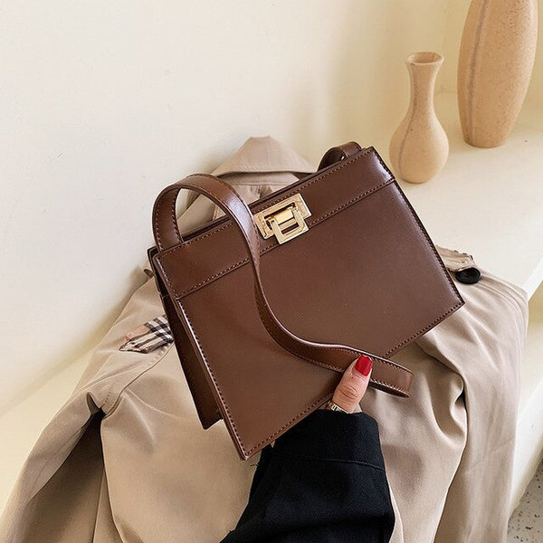Women Bag Casual Bag Designer Chic Lock Ladies Shoulder Bag Female