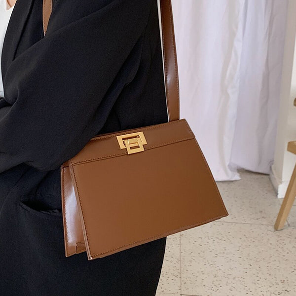 Women Bag Casual Bag Designer Chic Lock Ladies Shoulder Bag Female